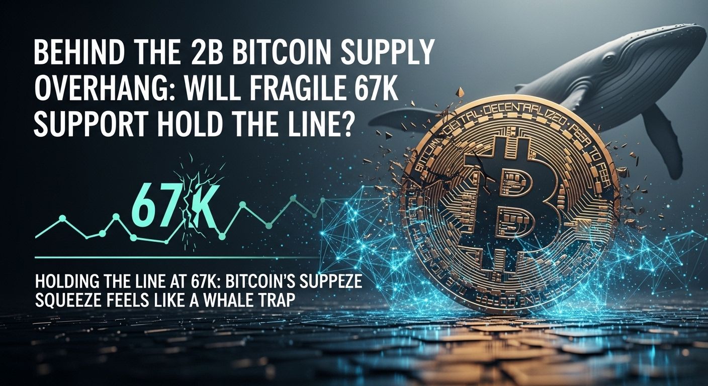 Behind the $2B Bitcoin supply overhang: Will fragile $67k support hold the line?