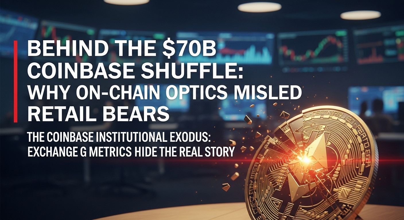 Behind the $70B Coinbase shuffle: Why on-chain optics misled retail bears