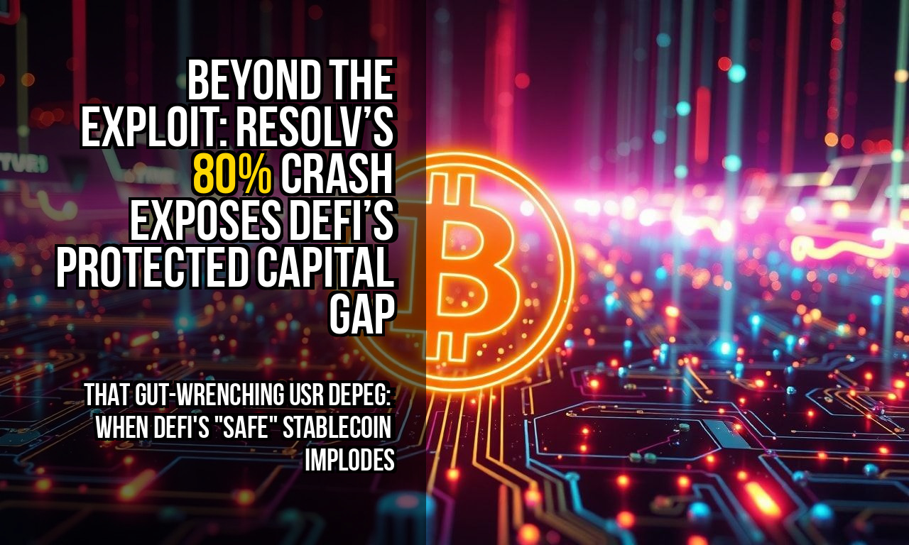 Beyond the exploit: Resolv’s 80% crash exposes DeFi’s protected capital gap