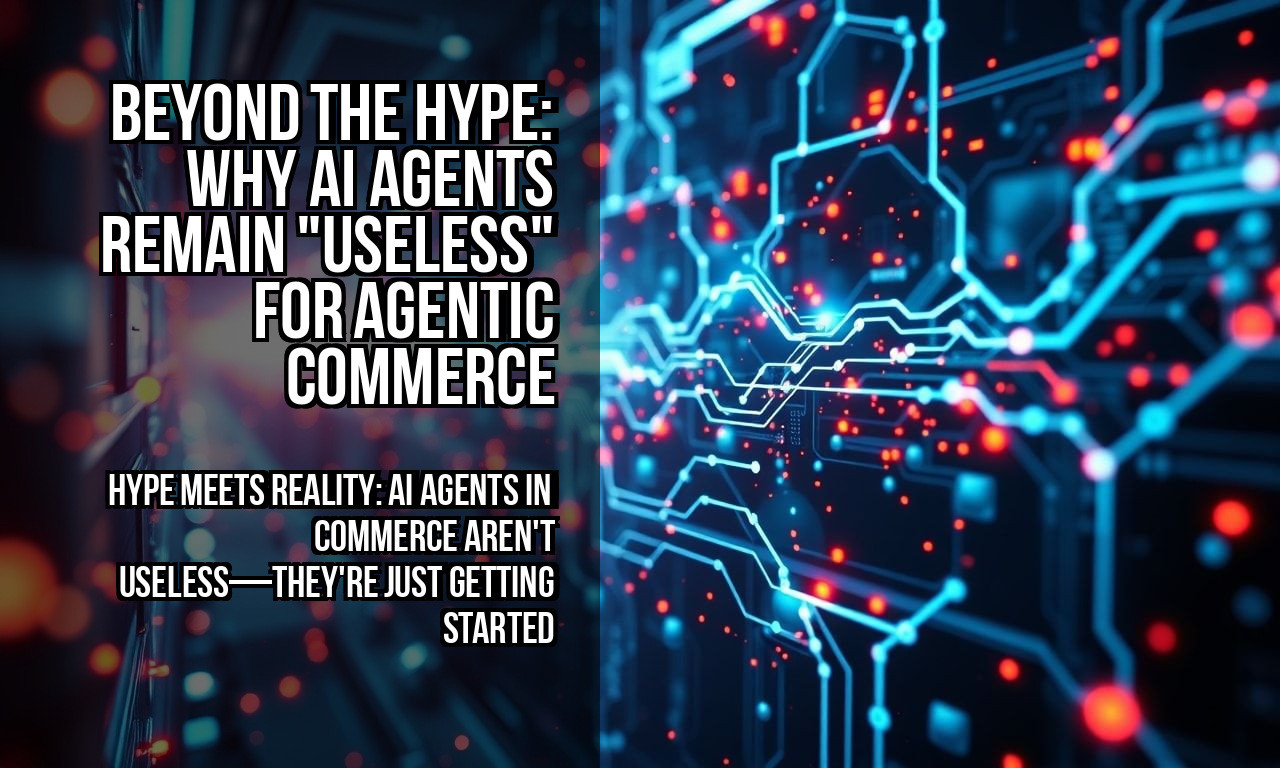 Beyond the hype: Why AI agents remain "useless" for agentic commerce