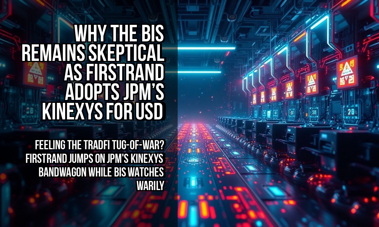 Why the BIS remains skeptical as FirstRand adopts JPM’s Kinexys for USD