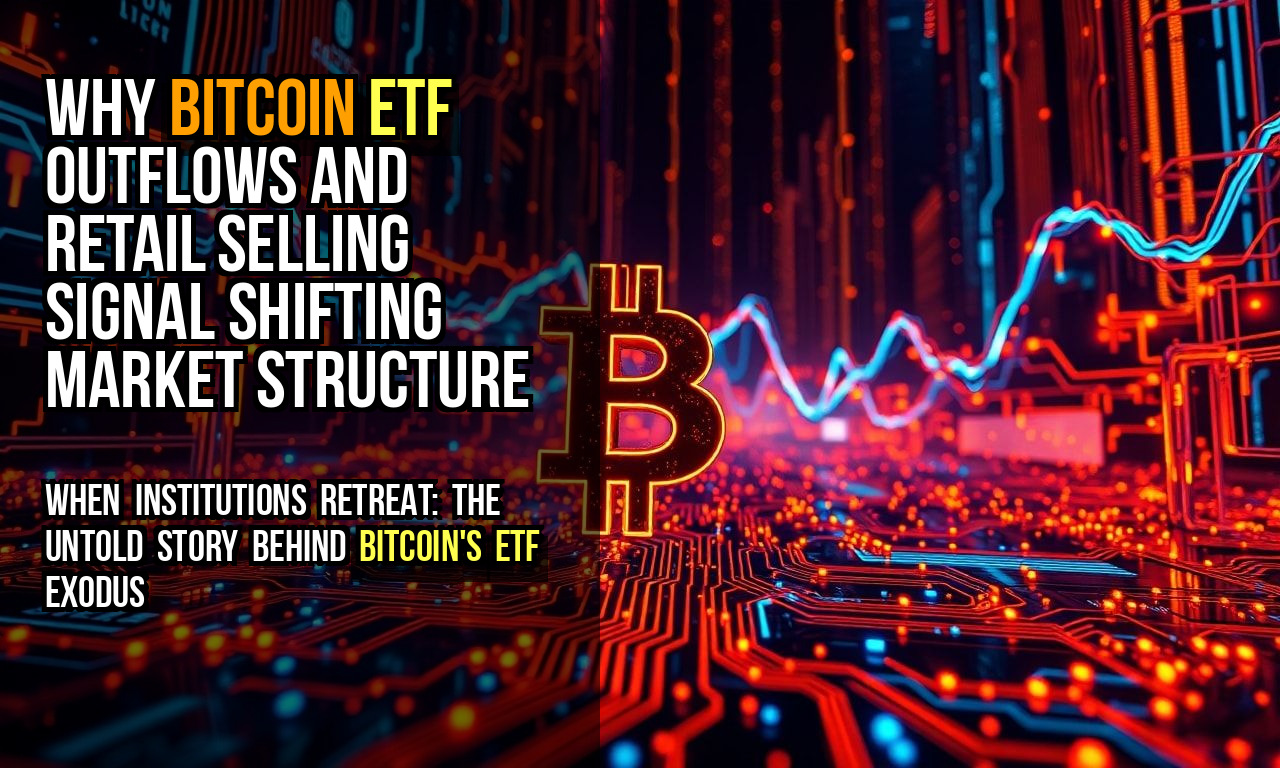 Why Bitcoin ETF Outflows and Retail Selling Signal Shifting Market Structure