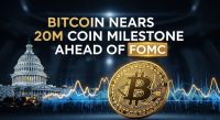 Bitcoin Nears 20 Millionth Coin Milestone Ahead of FOMC Meeting