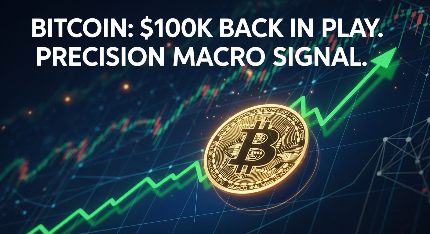 Bitcoin Price Target $100K Back in Play With ‘Extremely Precise’ Macro Signal
