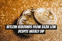 Bitcoin rebounds from $63K low despite weekly dip