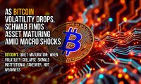 As Bitcoin Volatility Drops, Schwab Finds Asset Maturing Amid Macro Shocks