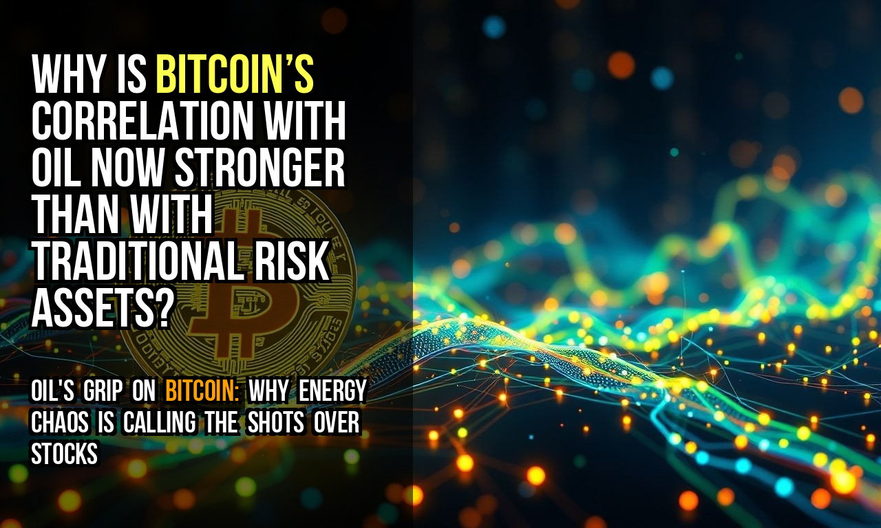 Why is Bitcoin’s correlation with oil now stronger than with traditional risk assets?
