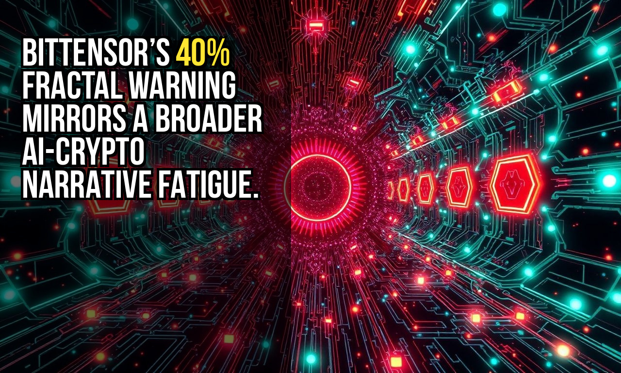 Bittensor’s 40% fractal warning mirrors a broader AI-crypto narrative fatigue