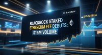 BlackRock Staked Ethereum ETF Debuts With $15M Trading Volume