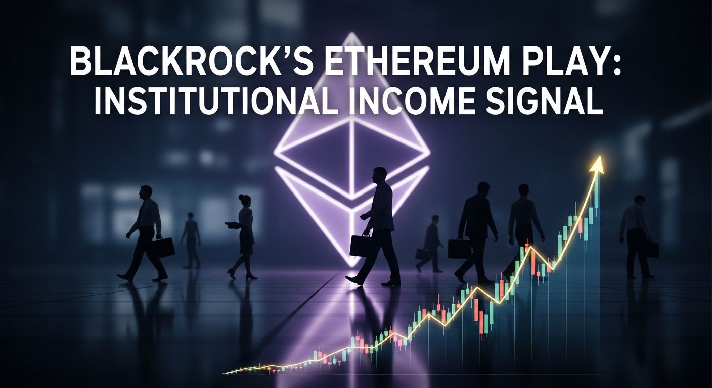 BlackRock’s Ethereum product signals institutional income play