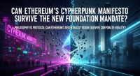 Can Ethereum’s cypherpunk manifesto survive the new Foundation mandate?