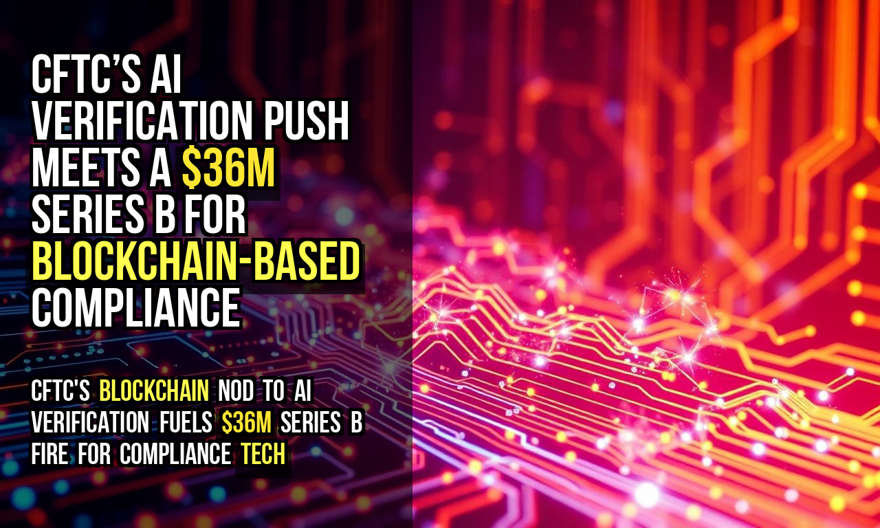 CFTC’s AI verification push meets a $36M Series B for blockchain-based compliance
