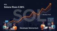 Solana rises 0.98% bucking trend on developer momentum