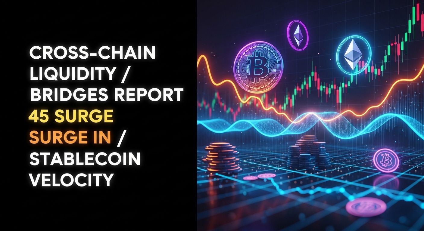Cross-Chain Liquidity Bridges Report 45% Surge in Stablecoin Velocity
