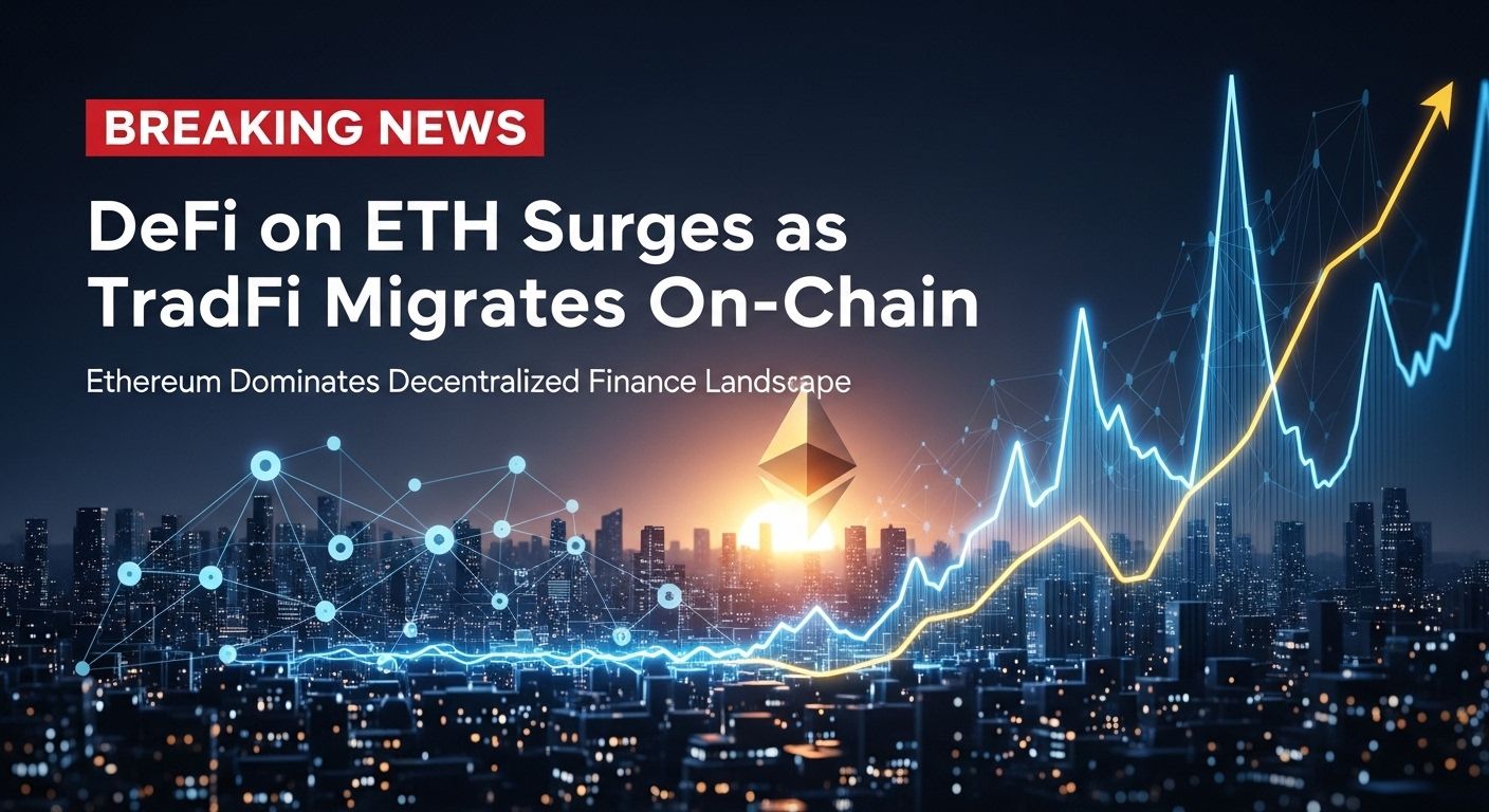 DeFi Activity Concentrates on Ethereum as TradFi Migrates On-Chain