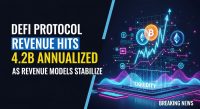 DeFi protocol revenue hits $4.2B annualized as revenue models stabilize