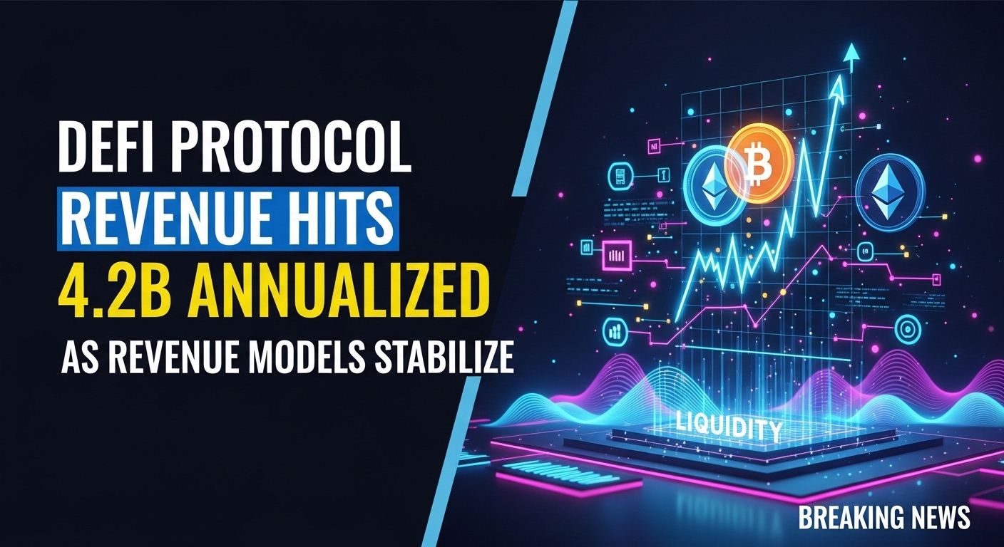 DeFi protocol revenue hits $4.2B annualized as revenue models stabilize