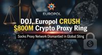 DOJ, Europol Dismantle $800M Crypto Proxy Network ‘SocksEscort’