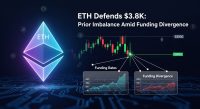 ETH defends $3.8K prior imbalance amid funding divergence