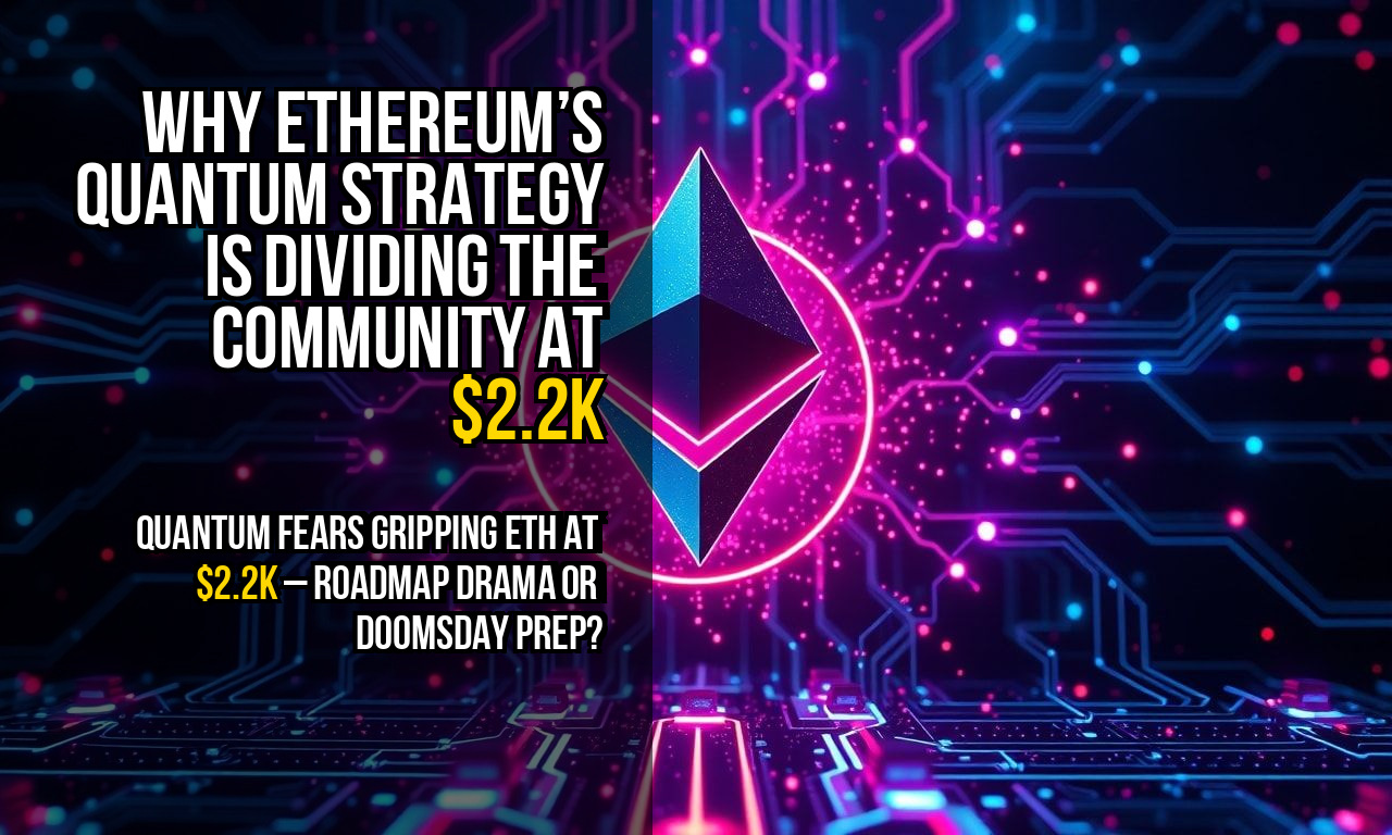 Why Ethereum’s quantum strategy is dividing the community at $2.2K