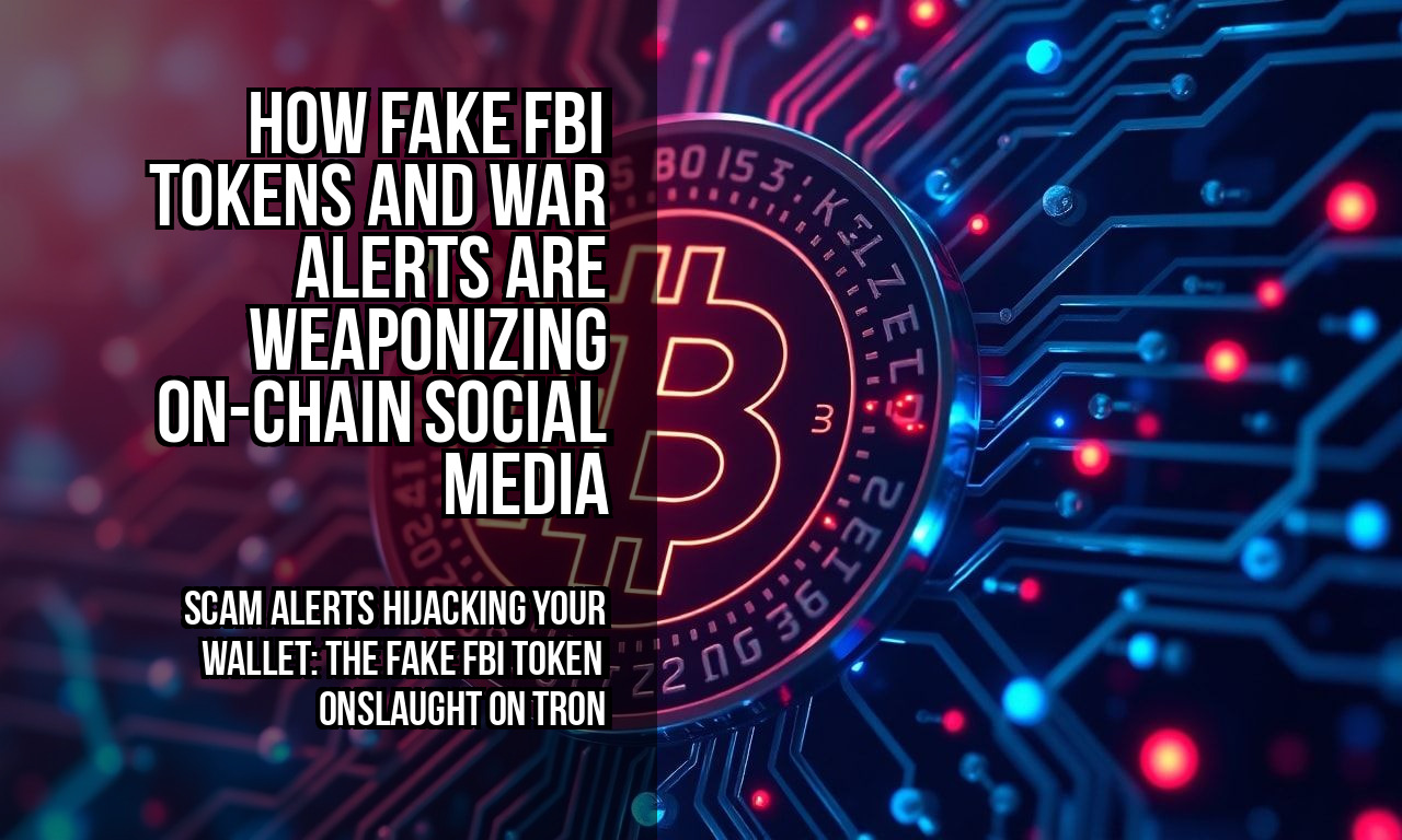 How fake FBI tokens and war alerts are weaponizing on-chain social media