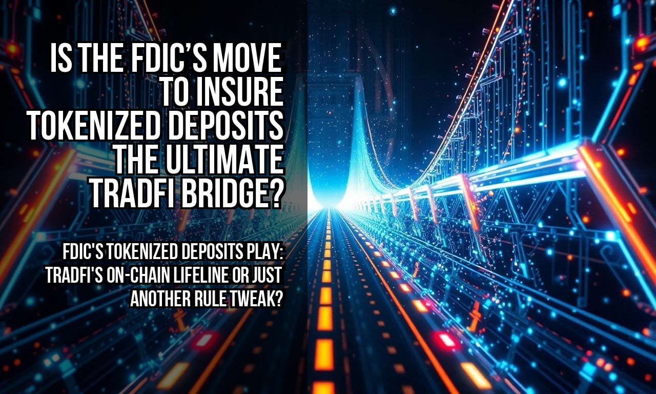 Is the FDIC’s move to insure tokenized deposits the ultimate TradFi bridge?