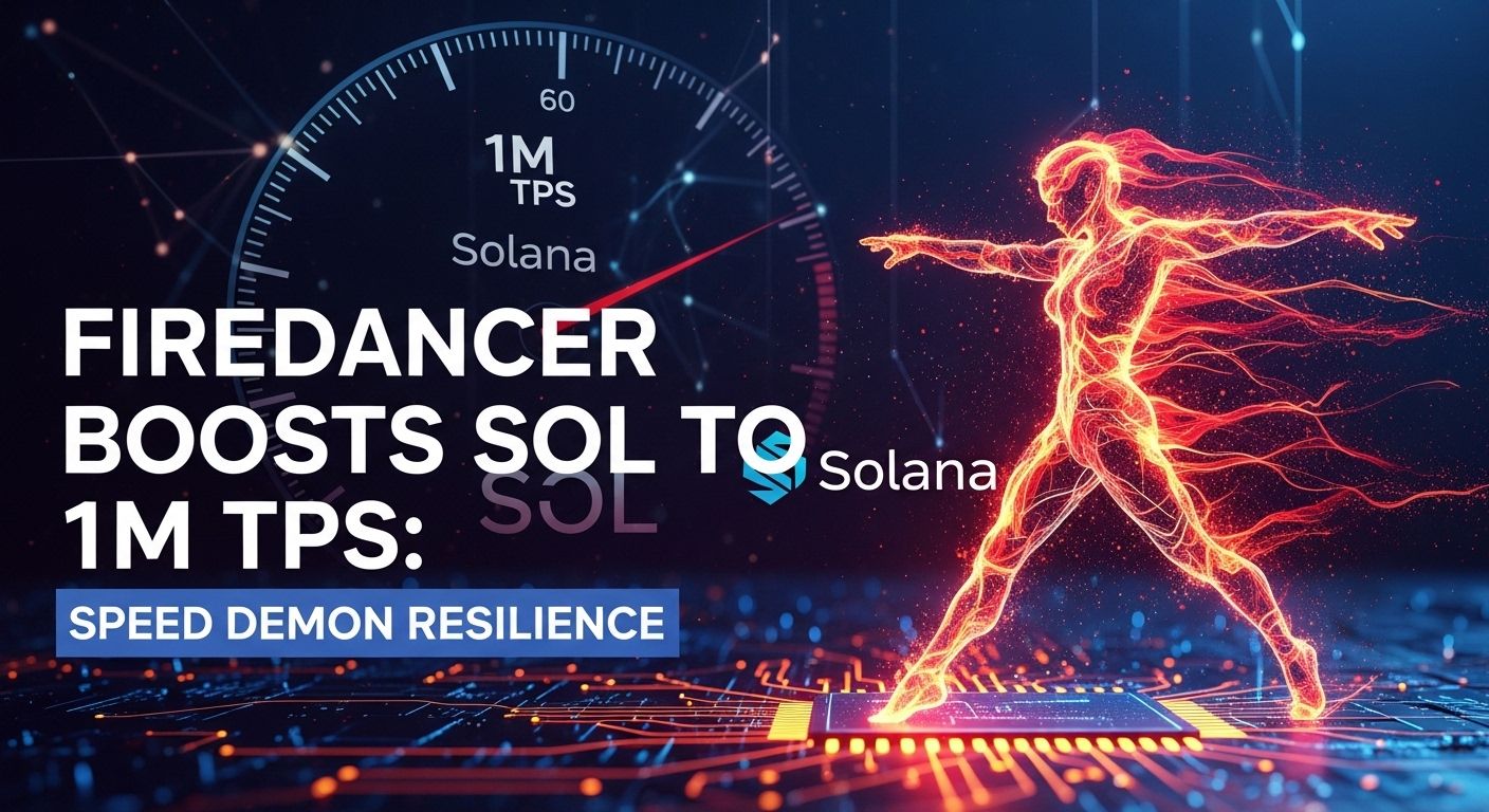Firedancer boosts SOL to 1M TPS — speed demon resilience