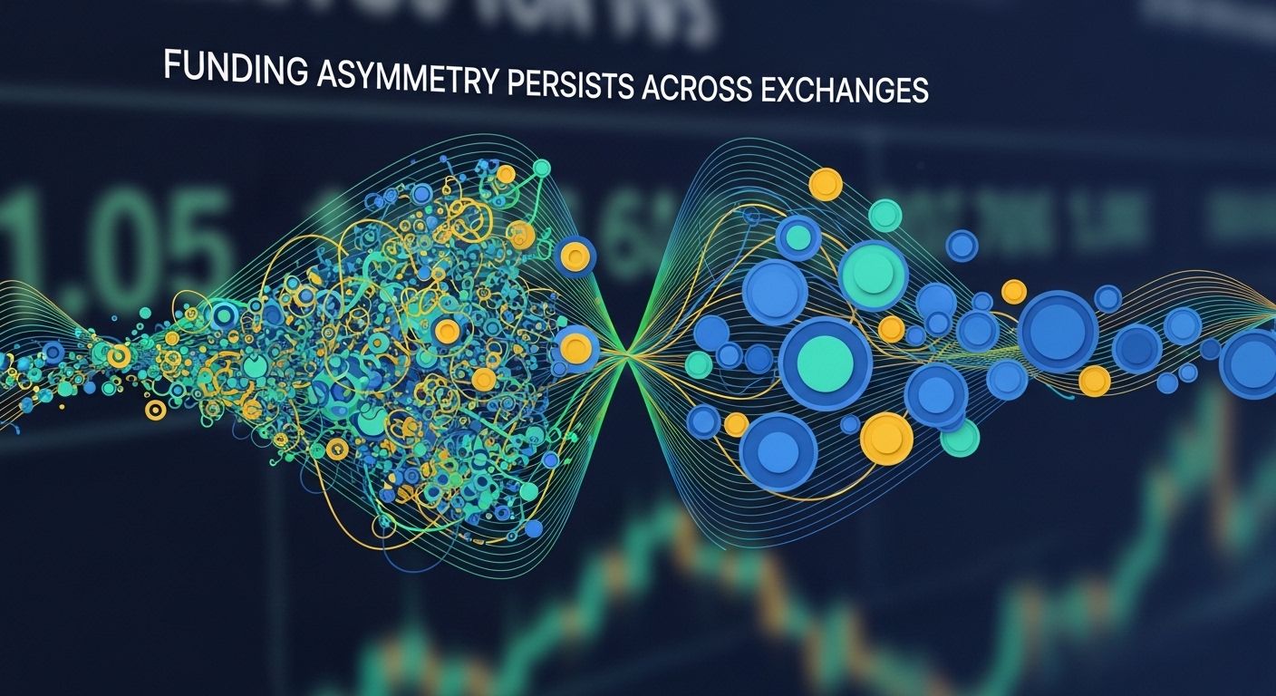 Funding asymmetry persists across exchanges