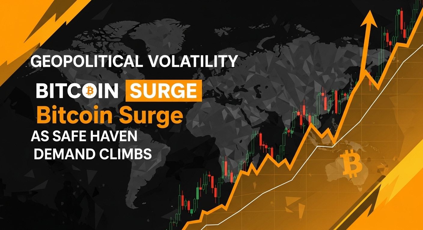 Geopolitical Volatility Spurs Bitcoin Surge as Safe-Haven Demand Climbs