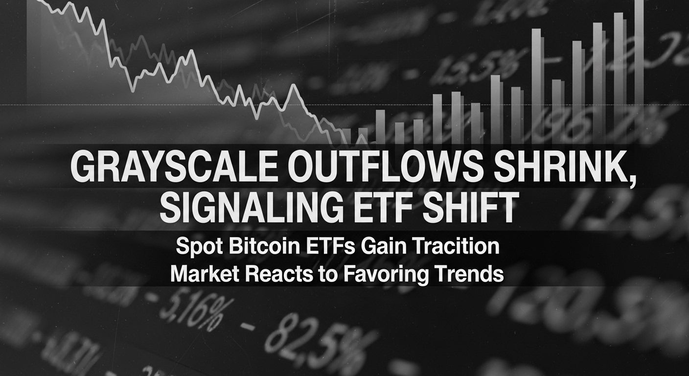 Grayscale Outflows Shrink, Signaling ETF Shift