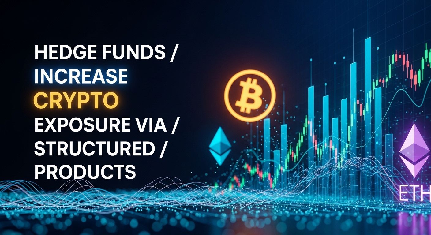Hedge funds increase crypto exposure via structured products