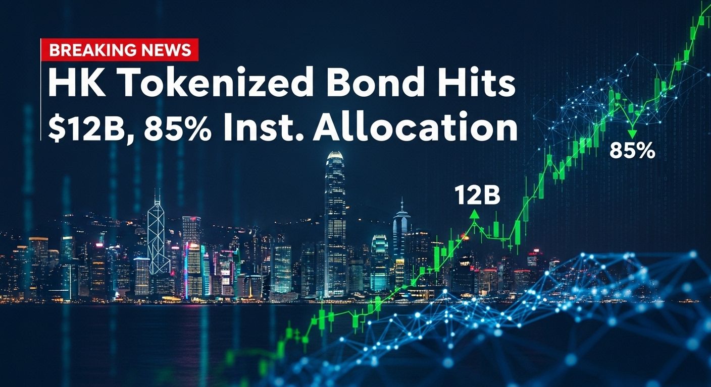 Hong Kong’s Tokenized Bond Issuance Tops $12B With 85% Institutional Allocation