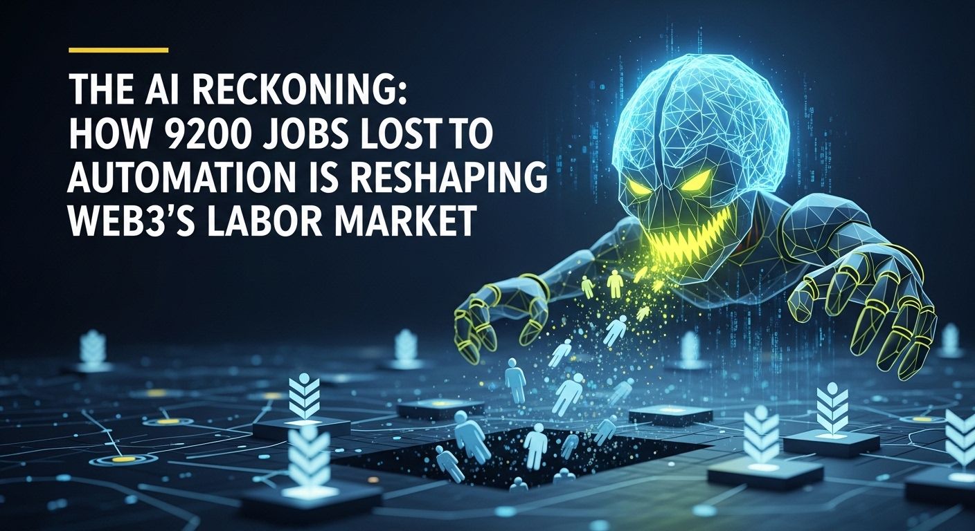How AI agents claiming 9,200 jobs by 2026 reshapes the Web3 labor market