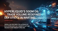 How Hyperliquid’s $500M oil trade volume redefined DEX utility in wartime