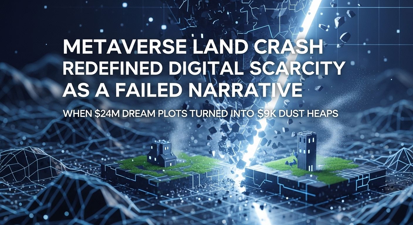 How the $24M metaverse land crash redefined digital scarcity as a failed narrative