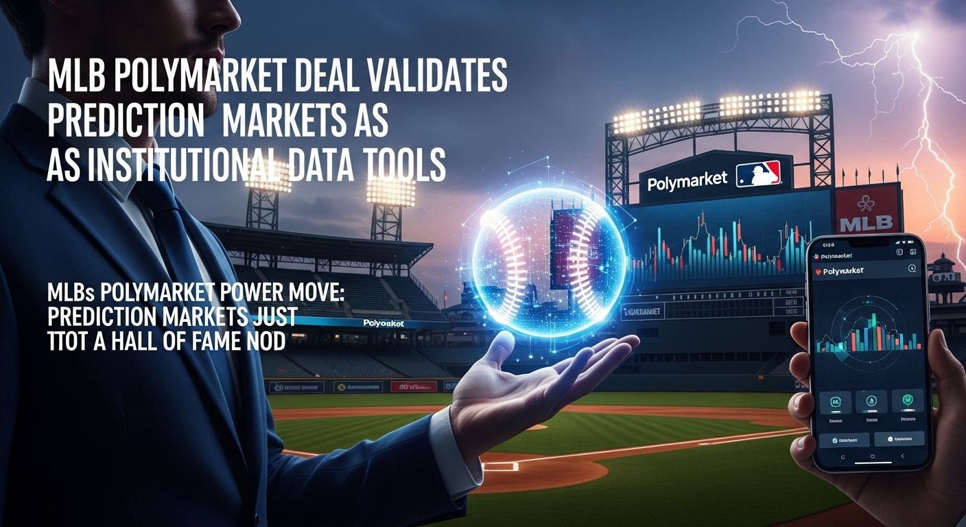 How the MLB-Polymarket deal validates prediction markets as institutional data tools