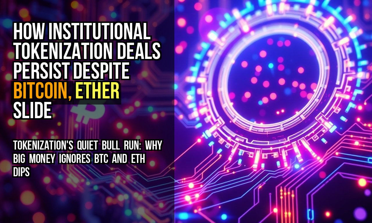 How Institutional Tokenization Deals Persist Despite Bitcoin Ether Slide