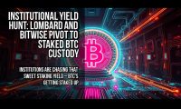 Institutional yield hunt: Lombard and Bitwise pivot to staked BTC custody