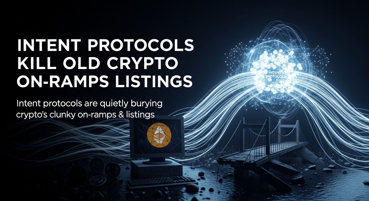 Intent Protocols Kill Old Crypto On-Ramps & Listings!