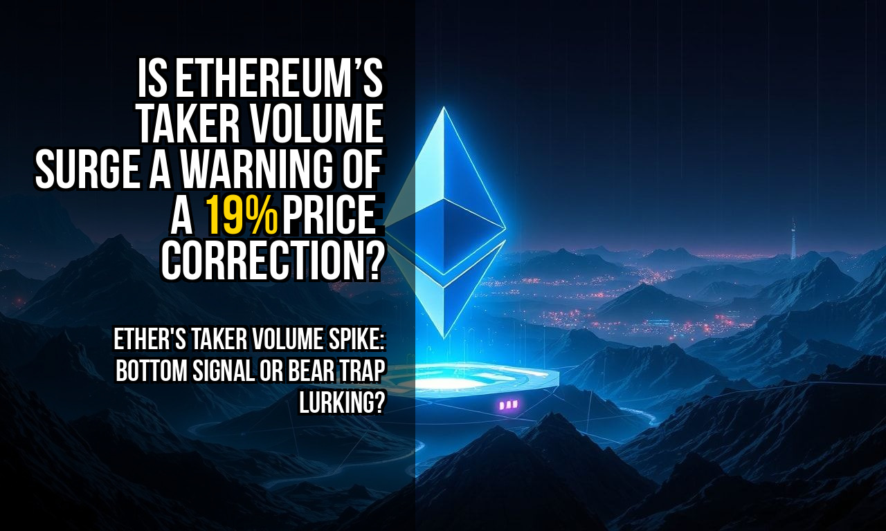 Is Ethereum’s Taker Volume Surge a Warning of a 19% Price Correction?