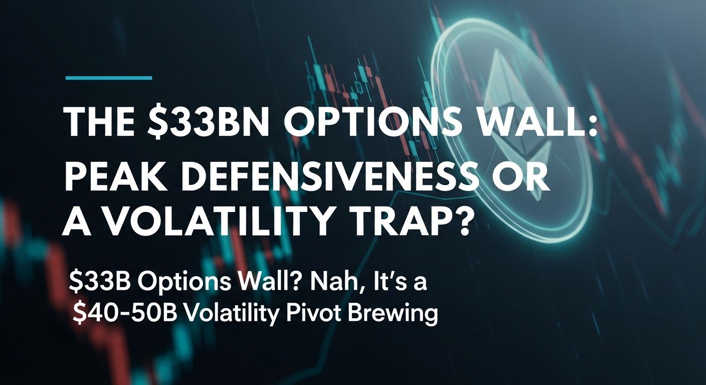 Is the $33bn options wall signaling peak defensiveness or a volatility trap?