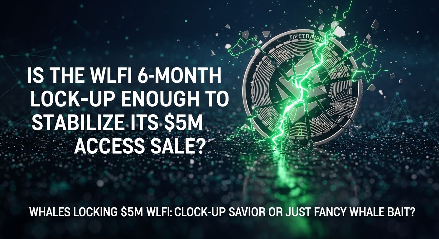 Is the WLFI 6-month lock-up enough to stabilize its $5M access sale?