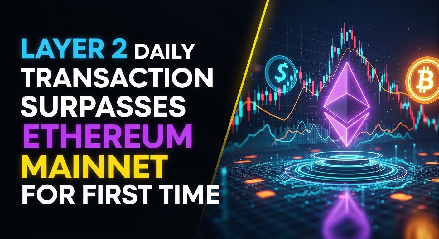 Layer-2 daily transaction volume surpasses Ethereum mainnet for first time