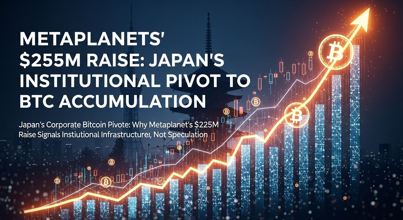 Metaplanet’s $255M raise: Japan’s institutional pivot to BTC accumulation
