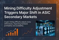 Mining Difficulty Adjustment Triggers Shift in ASIC Secondary Markets