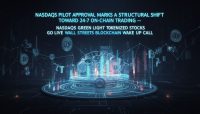 Nasdaq’s pilot approval marks a structural shift toward 24/7 on-chain trading