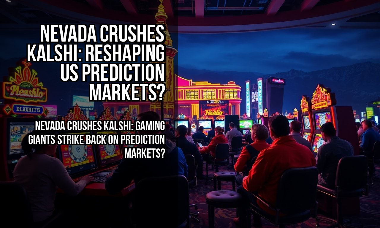 Nevada Crushes Kalshi: Reshaping US Prediction Markets?