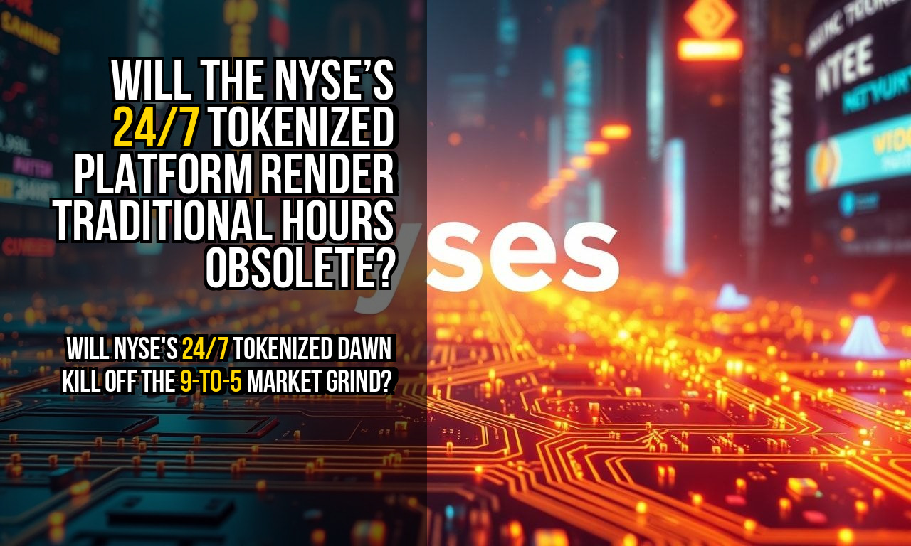 Will the NYSE’s 24/7 tokenized platform render traditional hours obsolete?