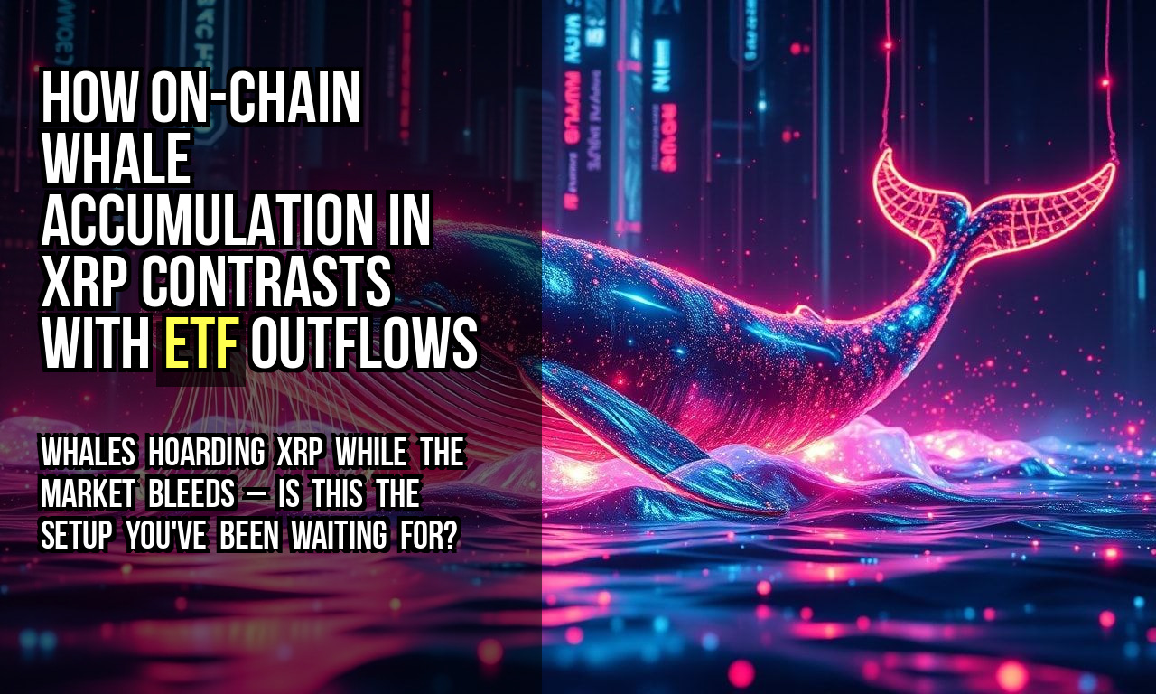 How On-Chain Whale Accumulation in XRP Contrasts With ETF Outflows