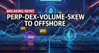 Perp DEX volume skew to offshore